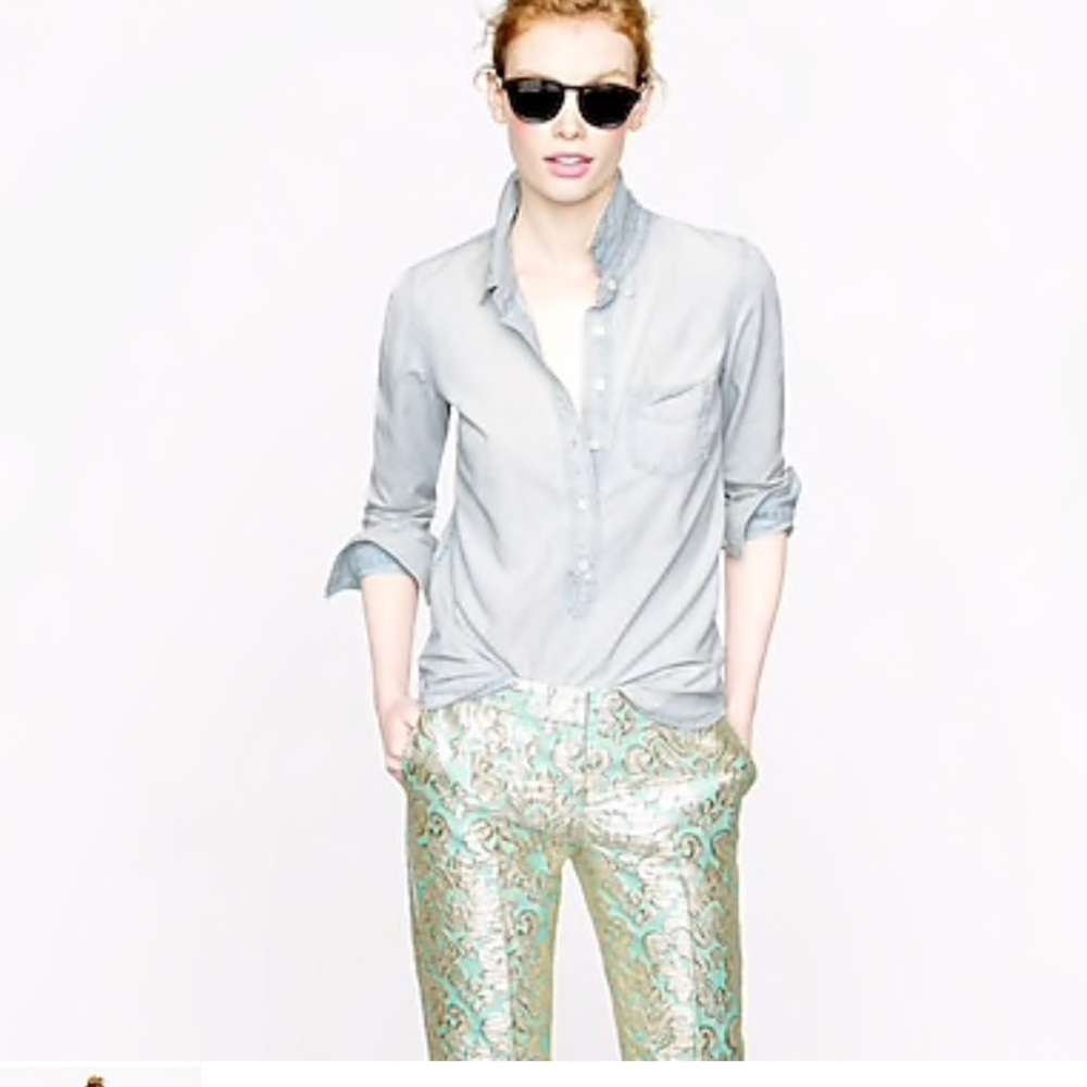 J. Crew denim long sleeve shirt